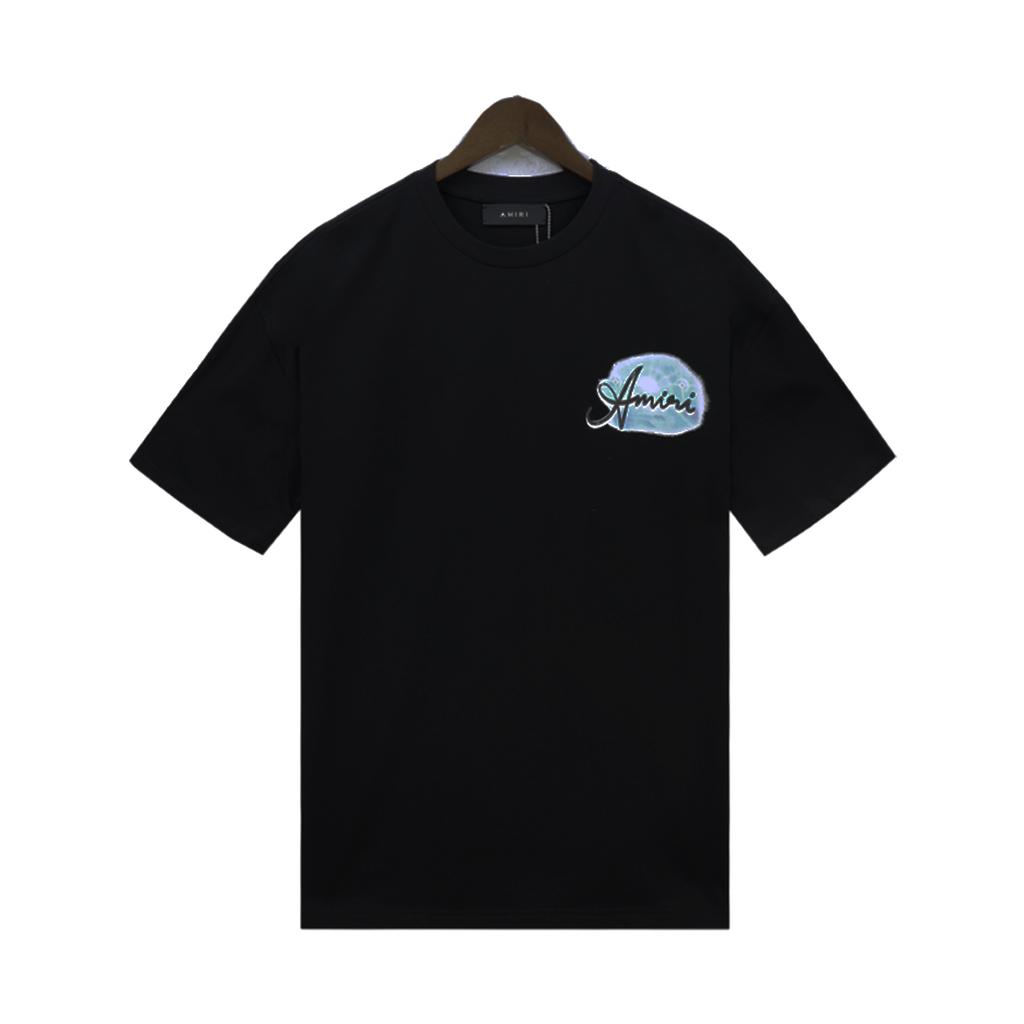 2213 Amiri 2025 Sommer Neue Herren- und Damenmode Lose Hochwertige Baumwolle Plus Size T-Shirt Paar T-Shirt