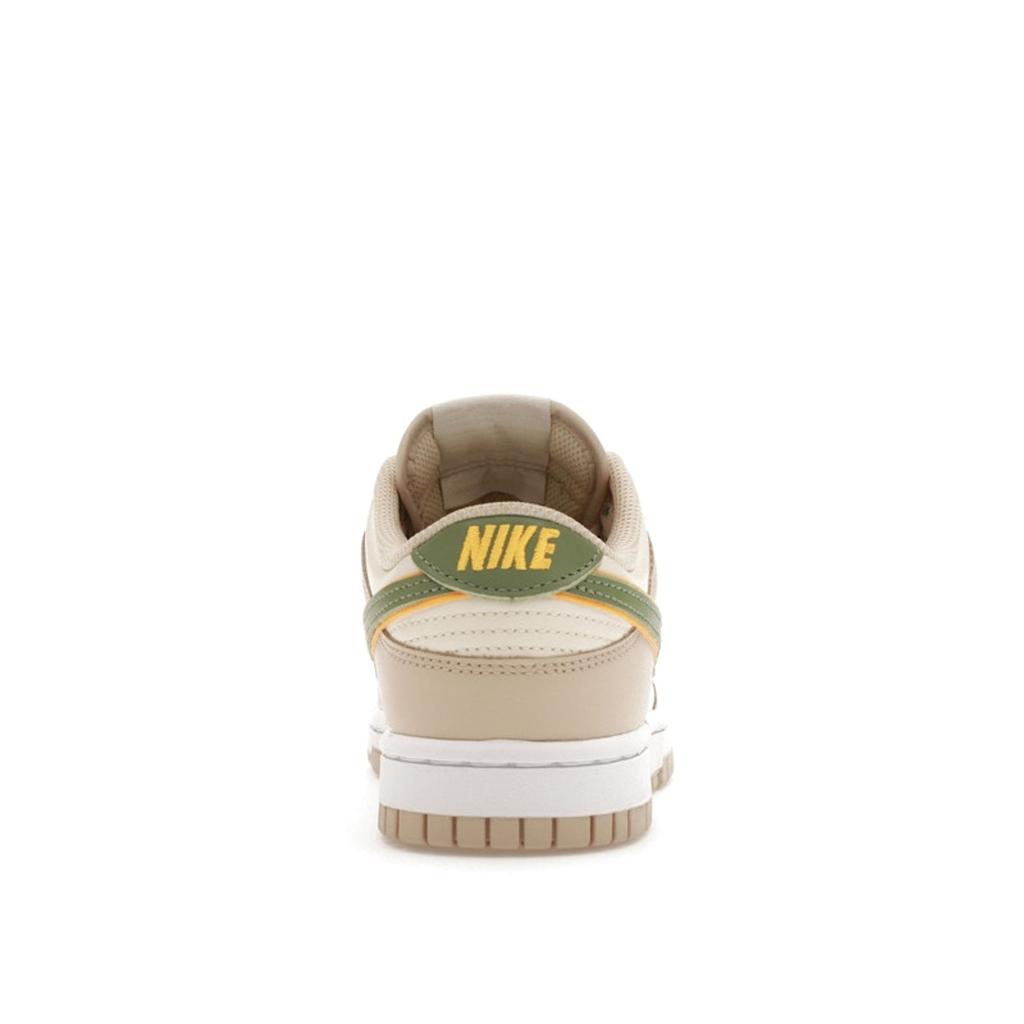 Nike  Dunk Low Pale Ivory Oil Green Women Sneakers Cream White Laser-Orange FQ6869-131