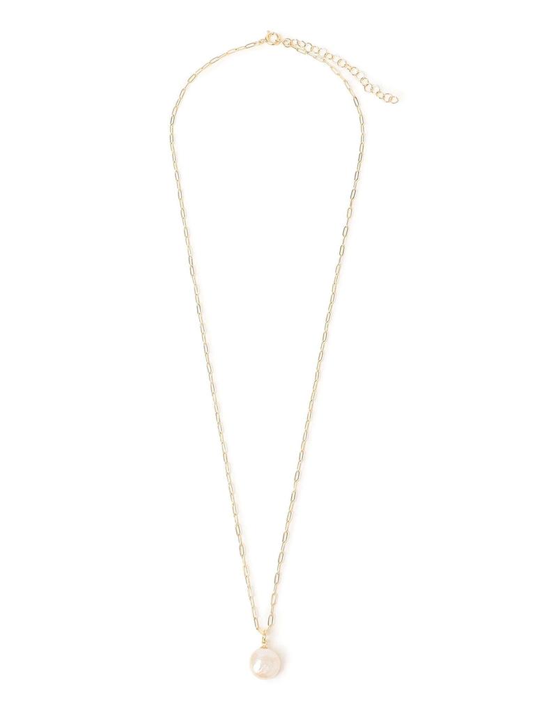 [Ships Any] Women's Freshwater Pearl One-Top Necklace 729250004 Light White ONE SIZE