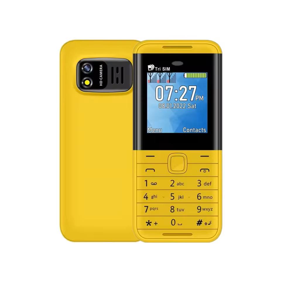 

BM5310 Dual SIM Mini Keypad Phone with Bluetooth - Multi-language Senior Bar Phone зелений
