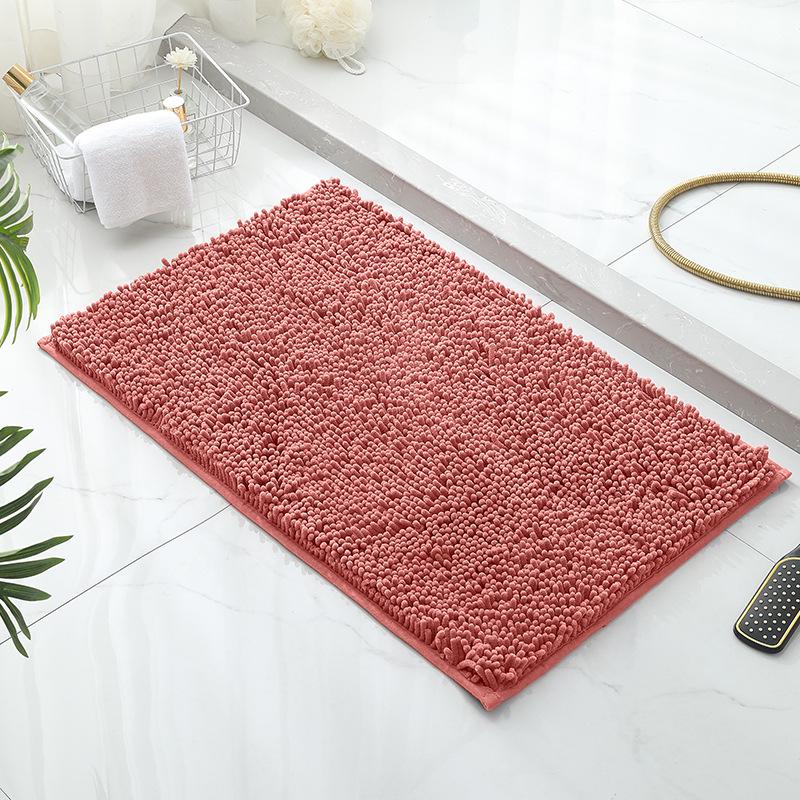 Ultra-Absorbent Non-Slip Chenille Floor Mat for Bathroom, Bedroom, and Living Room