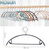HOSUR Suit and Jacket Slim Laundry and Storage Prevents Clothes from Prevents Shape Leaves No Marks Non-Slip Hangers, 30-Pack, Black, Type,