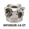 MFH050R/063R/080R/100R milling cutter High-precision anti-vibration knife Equipped with blade SOMT140520ER-GM  Turning Tool