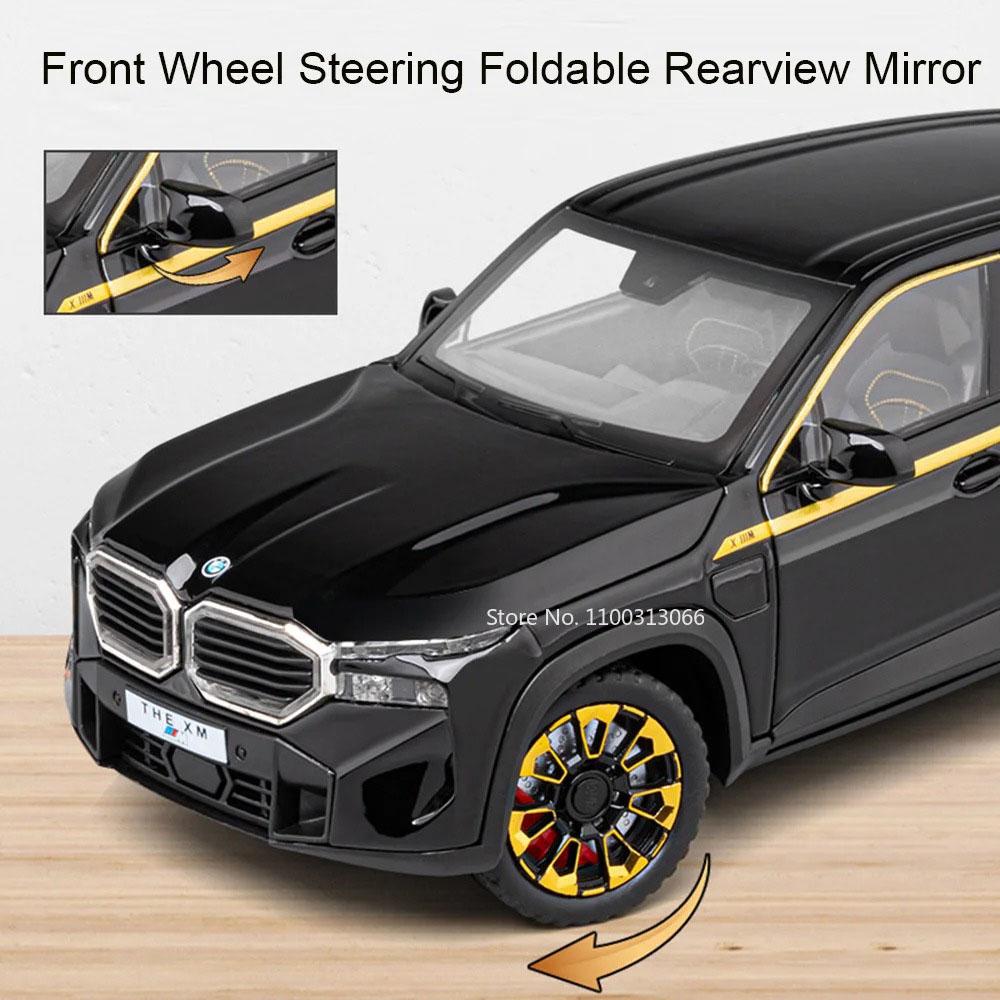 1:24 Xm The 7 Models Alloy Car Diecast Miniature Toys 6 Doors Opened Sound Light Pull Back Vehices Adult Friend's Birthday Gifts