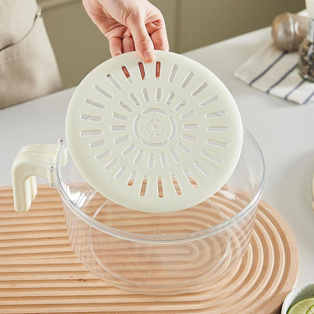 Cesta de Drenagem Recipiente de Armazenamento de Alimentos Mantenha Fresco Bacia de Lavagem Prática Organizador de Geladeira Fruta