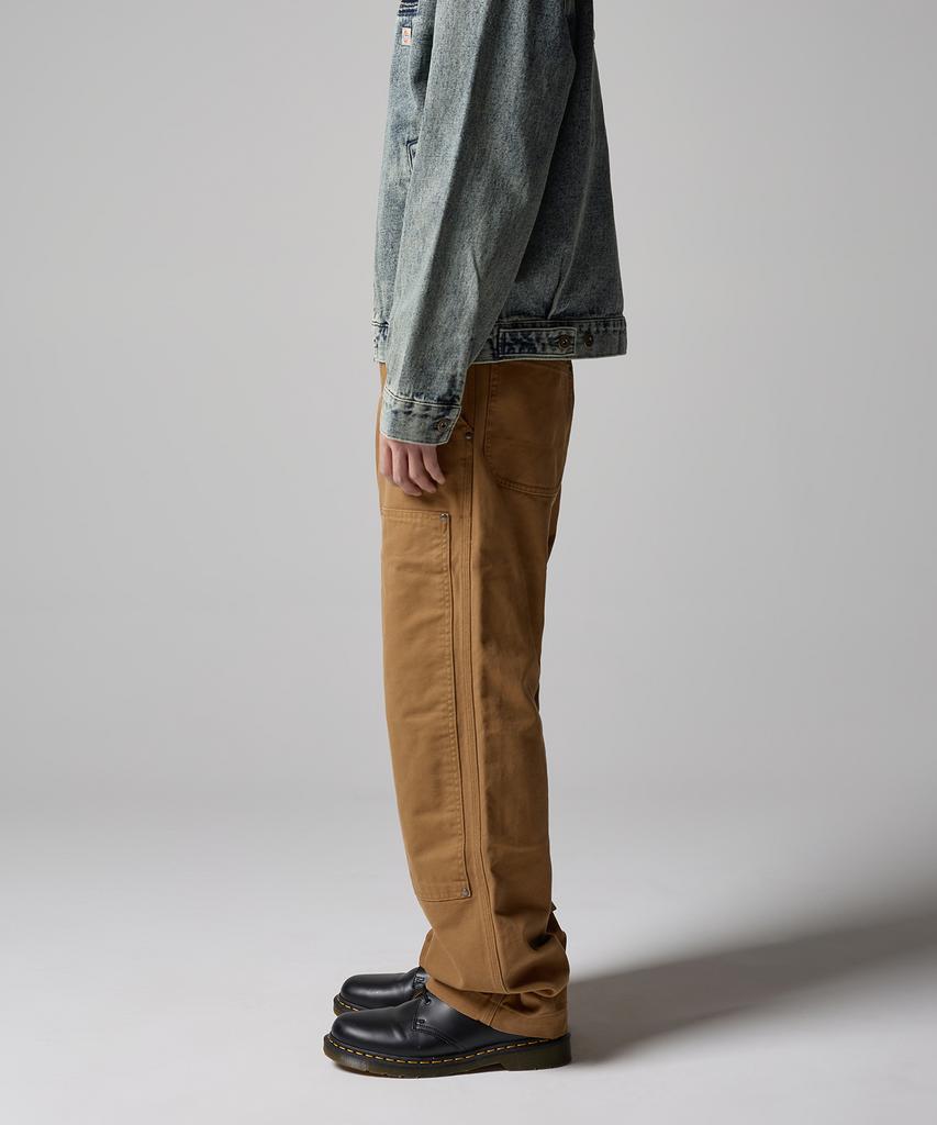 DICKIES Stonewashed Duck Canvas Double Knee Pants Brown Duck