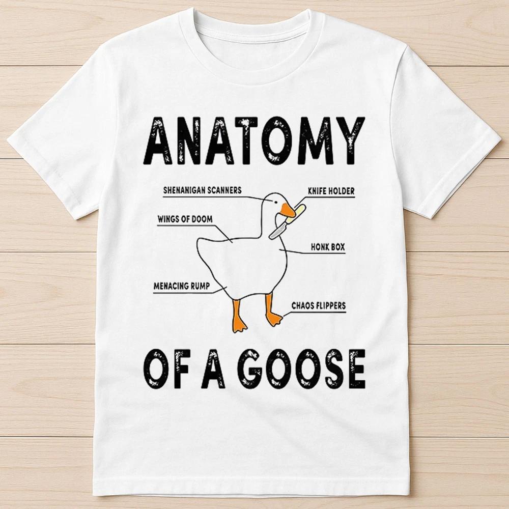 Anatomy of A Goose Funny Duck Graphic Gaming Joke Funny Gift Tee T Shirt 2915 S