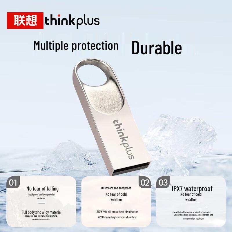 

Lenovo TU201 PLUS Металлический Мини Водонепроницаемый USB Флеш-накопитель 16GB