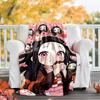 1pc nezouko8 Theme Blanket - Digital Print, Polyester, Cozy for All Seasons, Perfect for Outdoor, and Travel