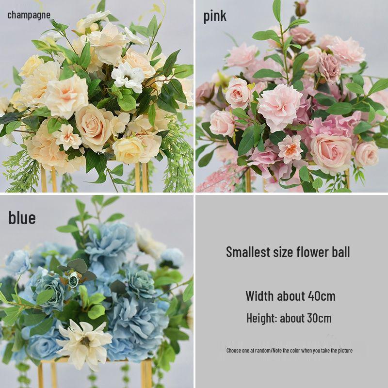 Geometric Iron Art Wedding Flower Ornaments for Venue Decoration