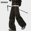 Mark Fairwhale Men's Quick-Dry American Pleated Paratrooper Cargo Wide-Leg Pants
