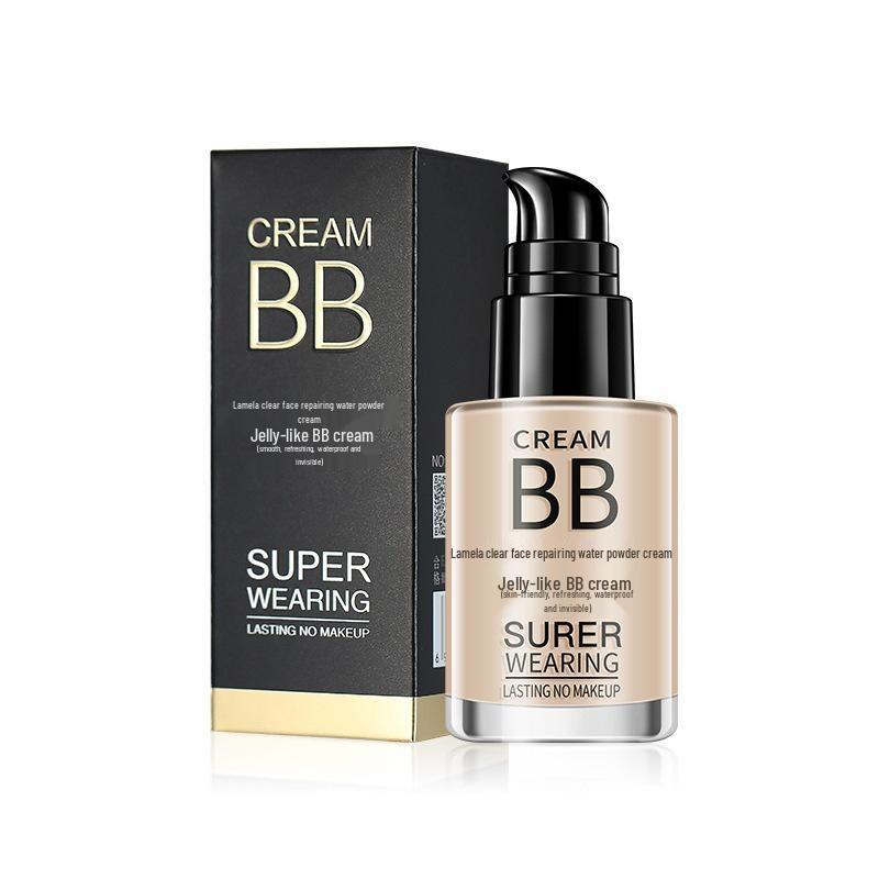 Lameila Waterproof BB Cream: Clear Foundation, Concealer & Primer for Men and Women