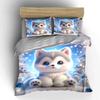 Winter Decor Husky Figurine Set Multiple Sizes Kid'S And Adults' Bedroom Exquisite 3Pc Bedding Set, Gift