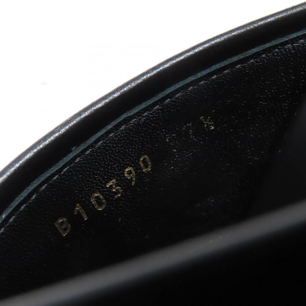 Very Good Sergio Rossi Sandals sr Twenty Leather cross with jewels black 37.5 Used