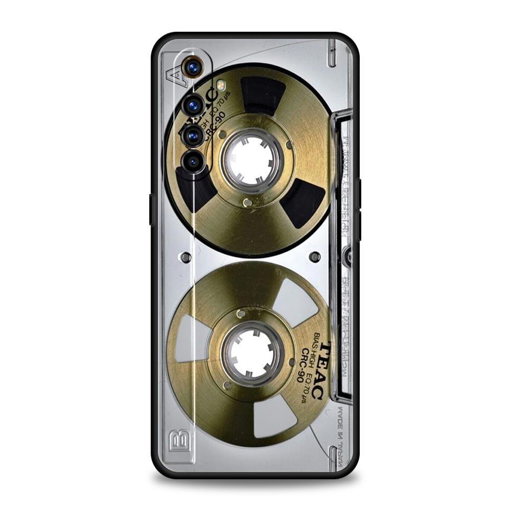 Retro Vintage Old Cassette Tape Phone Case For Realme 12 11 10 9 8 5G 7 6 GT5 GT3 GT2 Pro C21 C11 C25 C35 GT Neo 2 3 3T 5 Cover