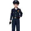 Children's Halloween Police Role-Play Costume for Cosplay and Festivals