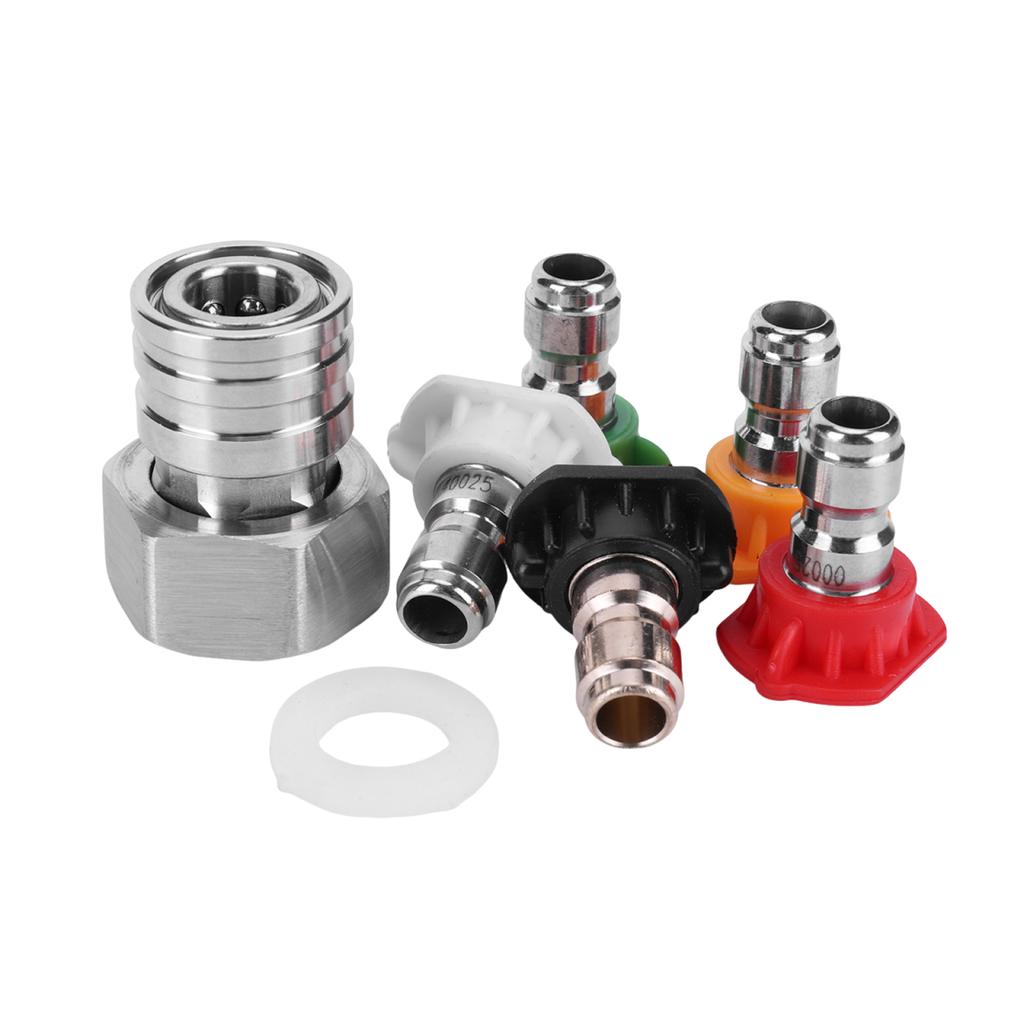 Garden Hose To Mini Power Washer Adapter Car Washing Nozzle & Hose Attachment for Car Wash & Outdoor Cleaning