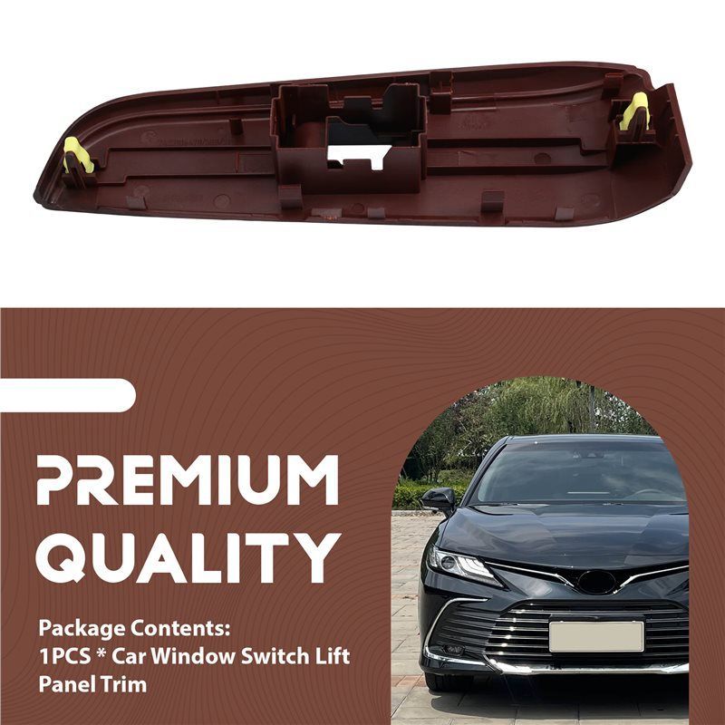 Car Window Switch Trim Lift Panel Door Armrests Assembly 74231-06470-E0 For Toyota Camry 2012-2017