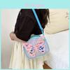 Adorable Korean Style Cartoon Butterfly Sequin Shoulder Bag For Kids Perfect For Daily Use