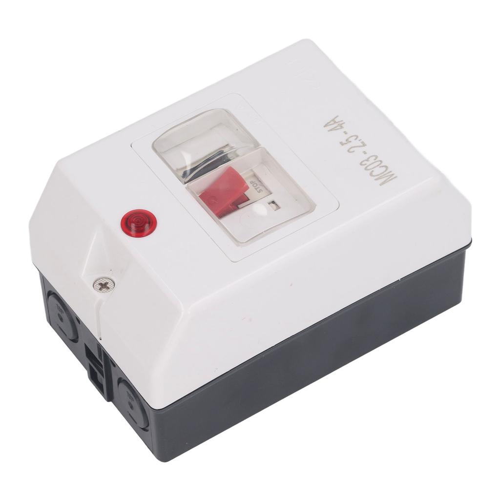 Motor Circuit Breaker IP55 Waterproof Motor Protector Switch with Signal Light 2.5‑4A 230 240V 400 415V 500V 690V