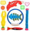 Toys for the Pool, Bath, Bathtub, Diving, Water, Set of 34 Pieces