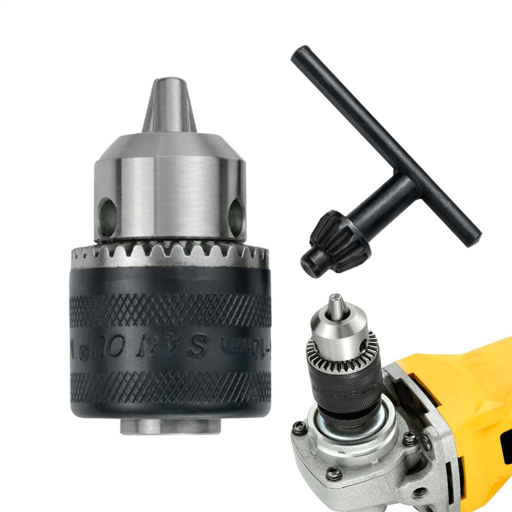 Electric Drill Adapter With Quick Change Shank Three-Claw Design Woodworking Tool Angle Grinder Chuck Accessories For 111-Type