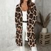 Plus Size Women Long Sleeve Open Front Loose Outerwear Casual Fashion Cardigan