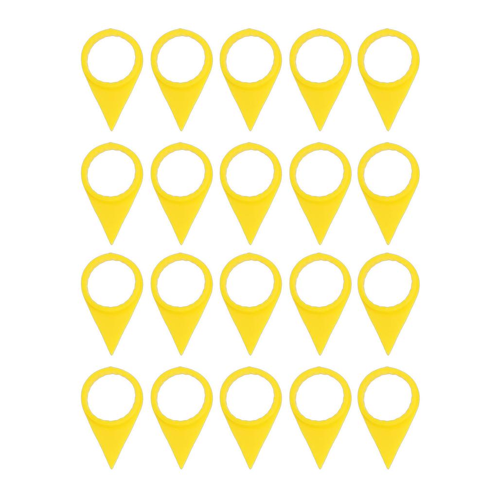 20PCS Loose Wheel Lug Nut Indicators High Visibility Yellow 33MM Wheel Lug Nut Visual Warning Arrows for Trucks