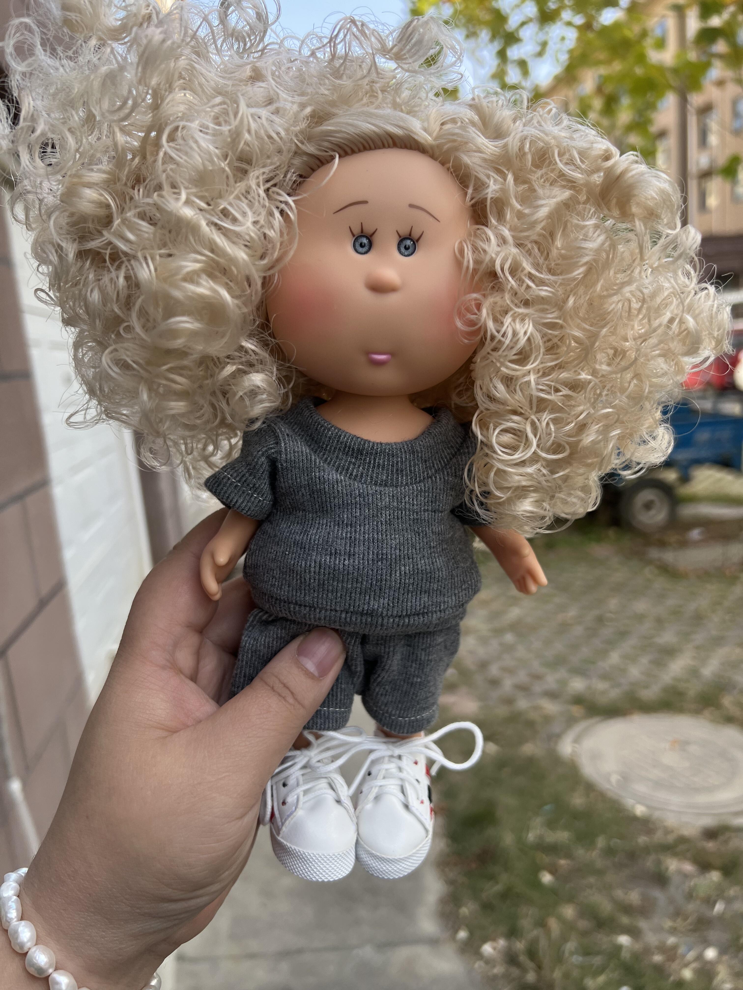 

Rubber Doll Potato Doll Mia 25Cm Full Glue Comes With Assorted Clothes Doll Can Change Clothes Viewing Model Desktop Ornament