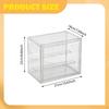 Clear Display Case for Figures Figure Portable Small Toys Container Countertop Modern