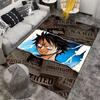 Anime Carpet with Monkey D. Luffy Wanted Posters and Lightning Design Suitable for Use As an Anti-slip for Living Room Bedroom Sofas