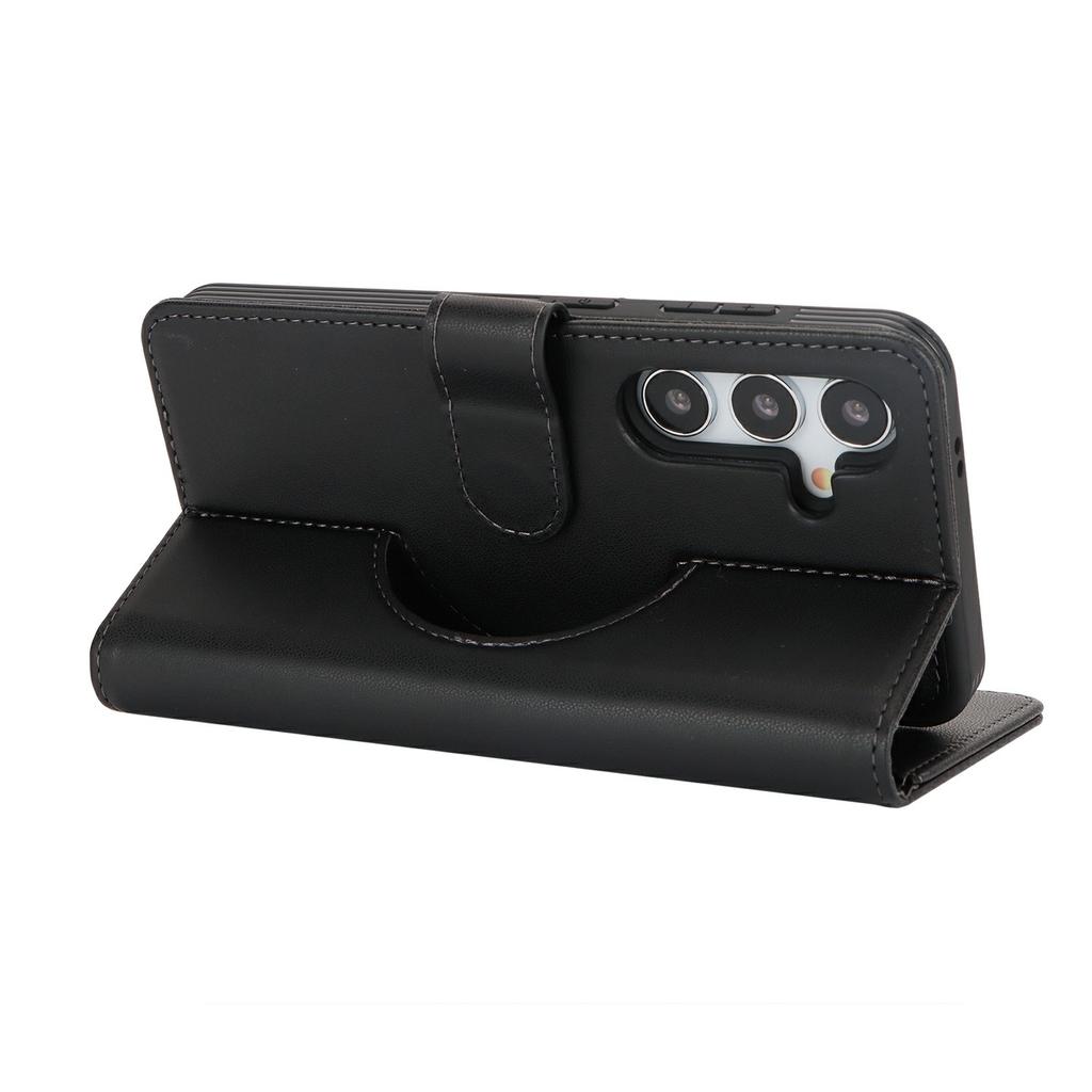 For Samsung Galaxy S24+ Wallet Case Compatible with MagSafe Anti-Drop Detachable PU Leather Phone Cover