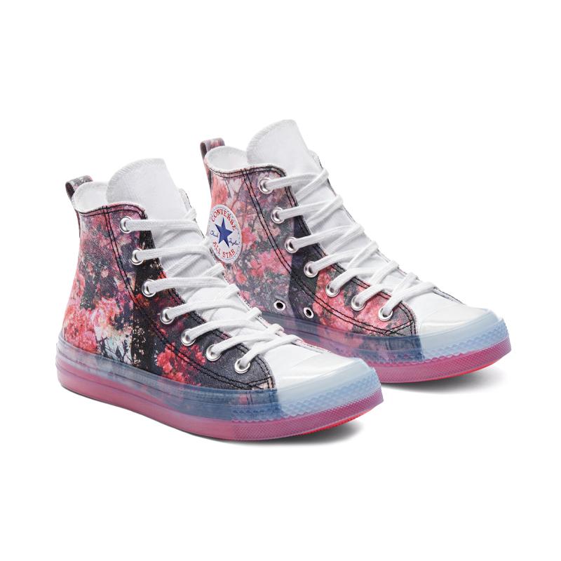 Shaniqwa Jarvis X Converse 1970s Floral High Top Espadrilles Unisex Black Pink