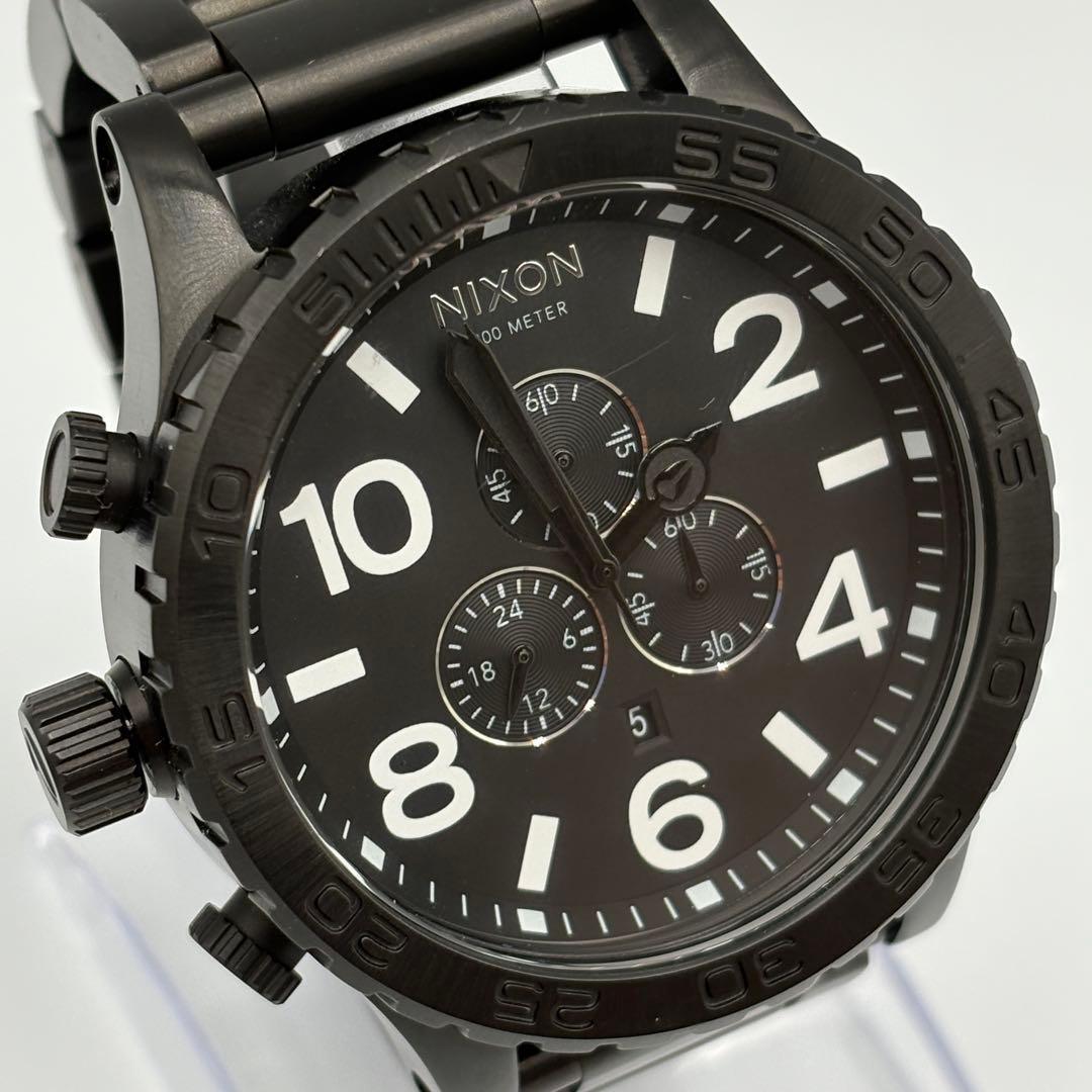 Used Rare  Good condition  [NIXON] 51-30 CHRONO Black