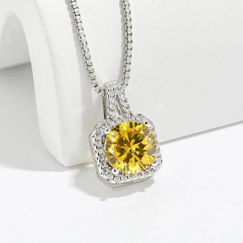 1 Pcs Luxury Cool Wind Silver Plated Copper Pendant With Stainless Steel Chain Combination Of Collarbone Necklace