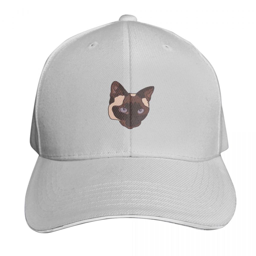 Siamese Cat Pippa Cartoon Baseball Cap Party Hat Uv Protection Solar Hat Beach Hat Unisex Elegant Womens Hats Unisexs