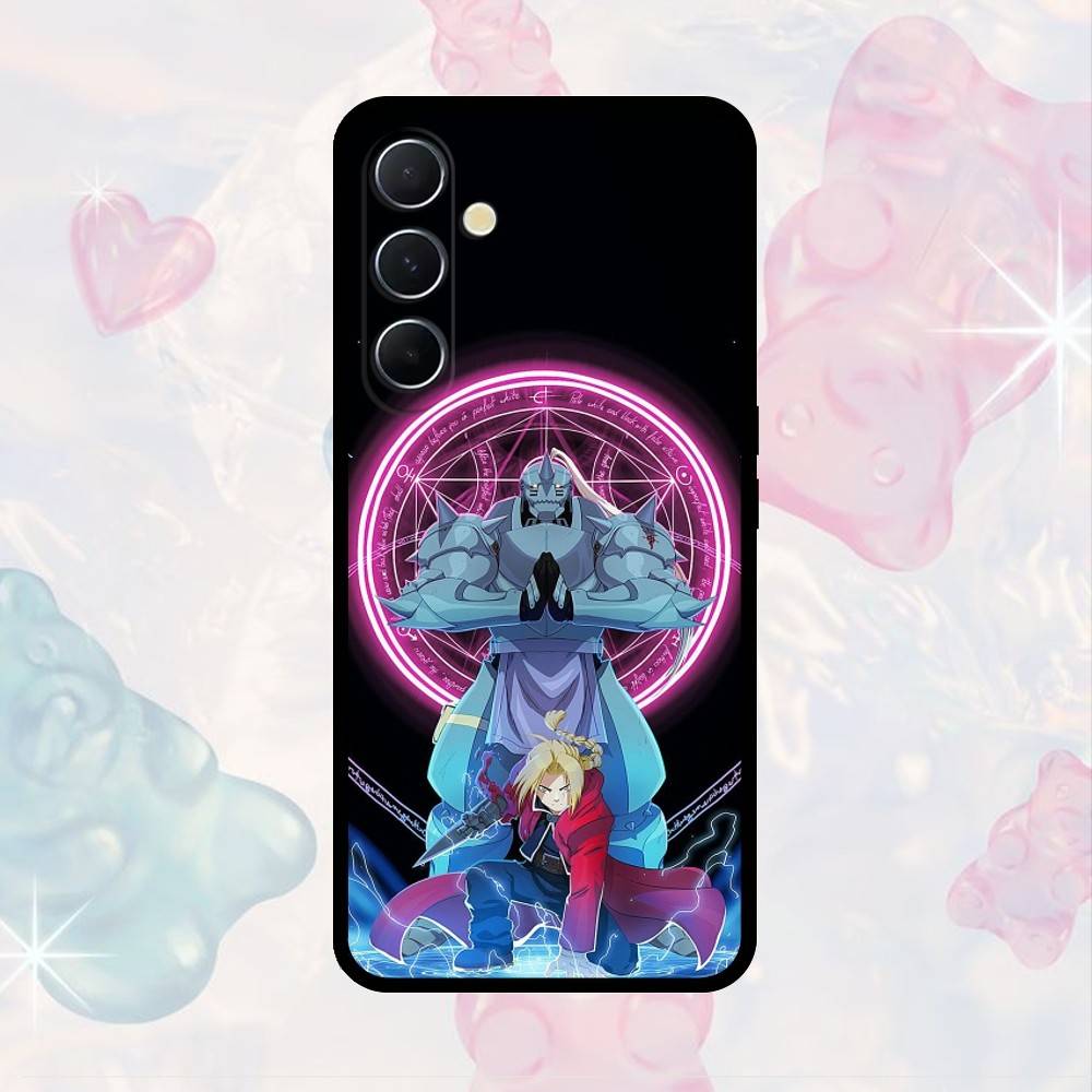 

AAA Anime Fullmetal Alchemist Plating Phone Case For Samsung S25,S24,S21,S22,S23,S30,Ultra,S20,Plus,Fe,Note,10,9,5G Black Cover Samsung S22ULTRA5G