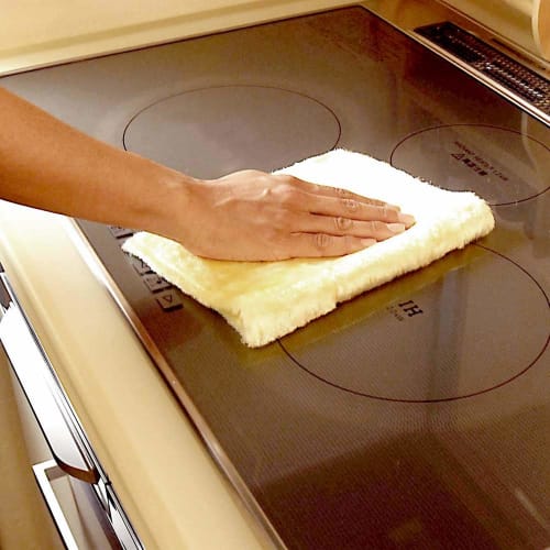 Azuma Industries Mysterious Cloth, Large, for Dishcloths, Countertops, No Detergent Required, Removes Oil and Stains, Stain Resistant, Yellow, Approx.