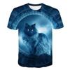 2024 Men/woman High Quality Brand T-shirt Hombre New Men T-shirt Casual Short Sleeve O-neck Fashion Funny Cat Printed 3D T Shirt