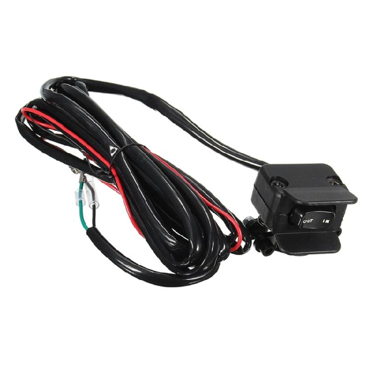 Winch Rocker Switch Kit Handlebar Mount Control Line 3 Meters Suitable for ATV