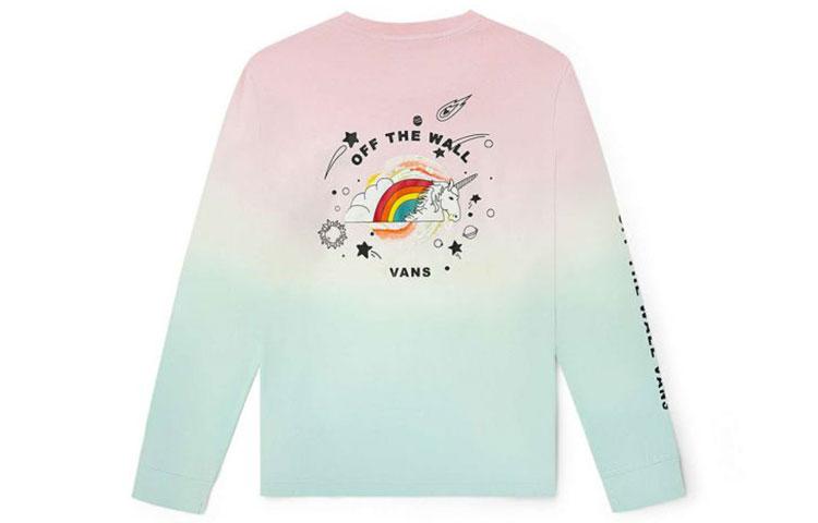 Vans T Shirts Women's Multicolor Crew Neck Moderate Straight Fit VN0A54LDUUZ