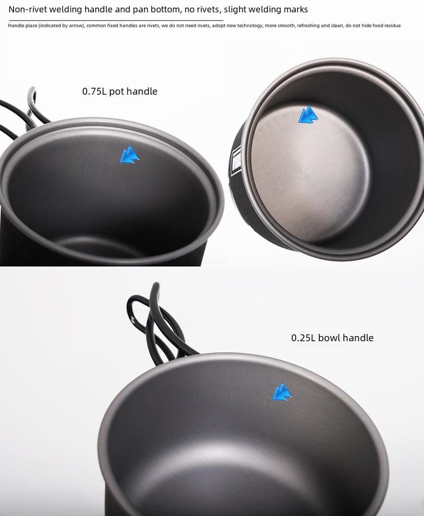 Outdoor Backpackers Portable Windproof Stove and Camping Cookware Set