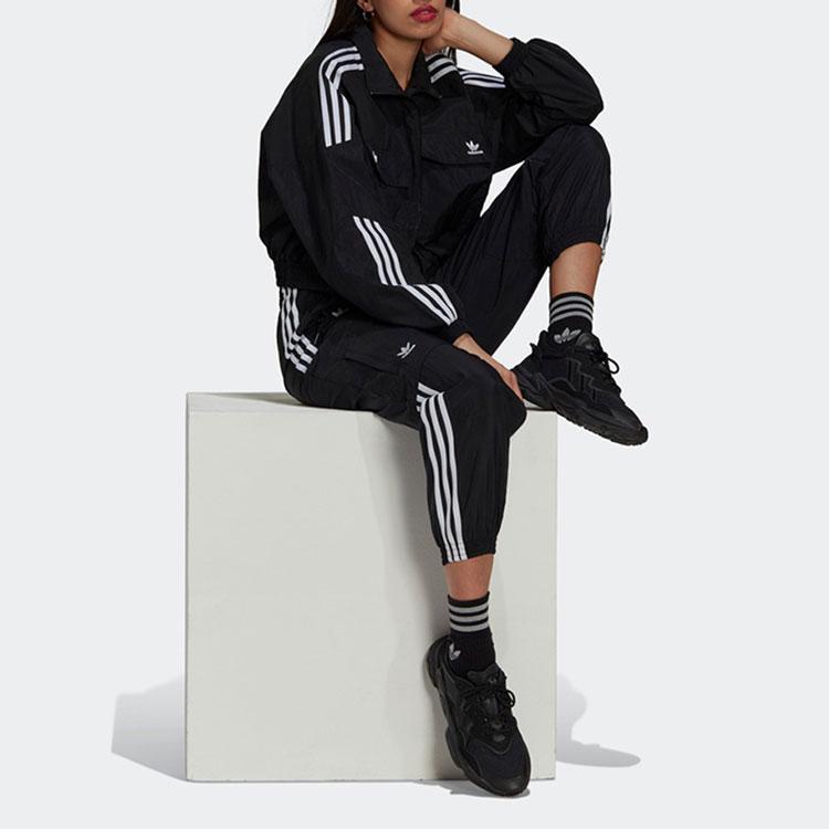 adidas Originals Women's Adicolor Classics Disrupted Icon Track Top Black H22875
