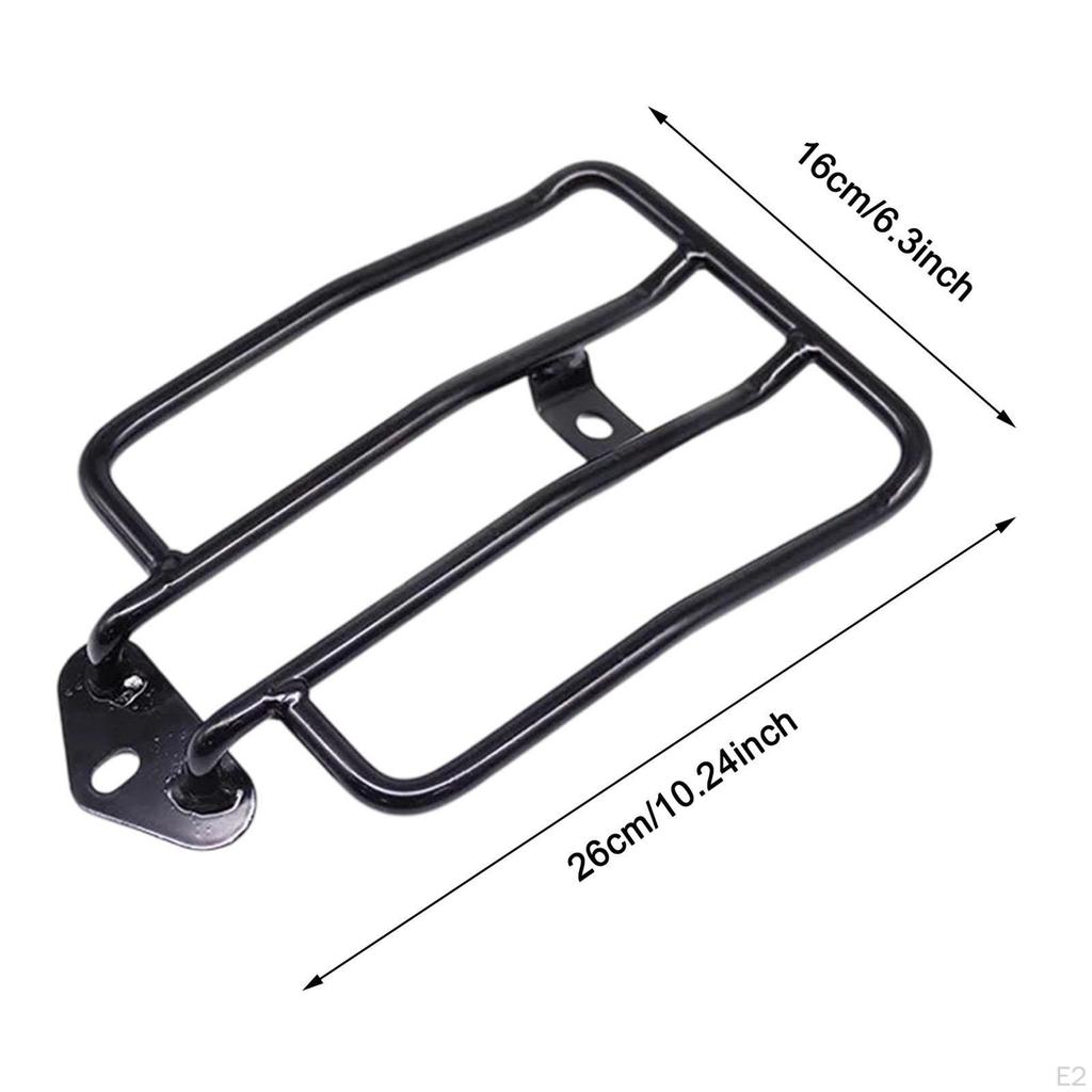 Baggage Carrier Motorcycle Luggage Rack Easily Install Attachment High Performance Detachable
