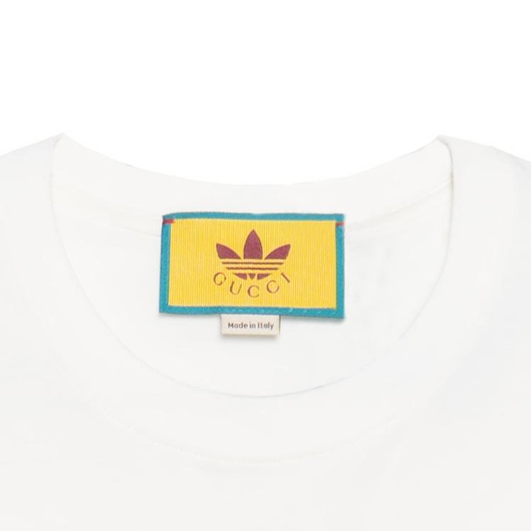 Gucci x adidas Cotton T-shirt 'White' Men's 548334-XJEMJ-9280