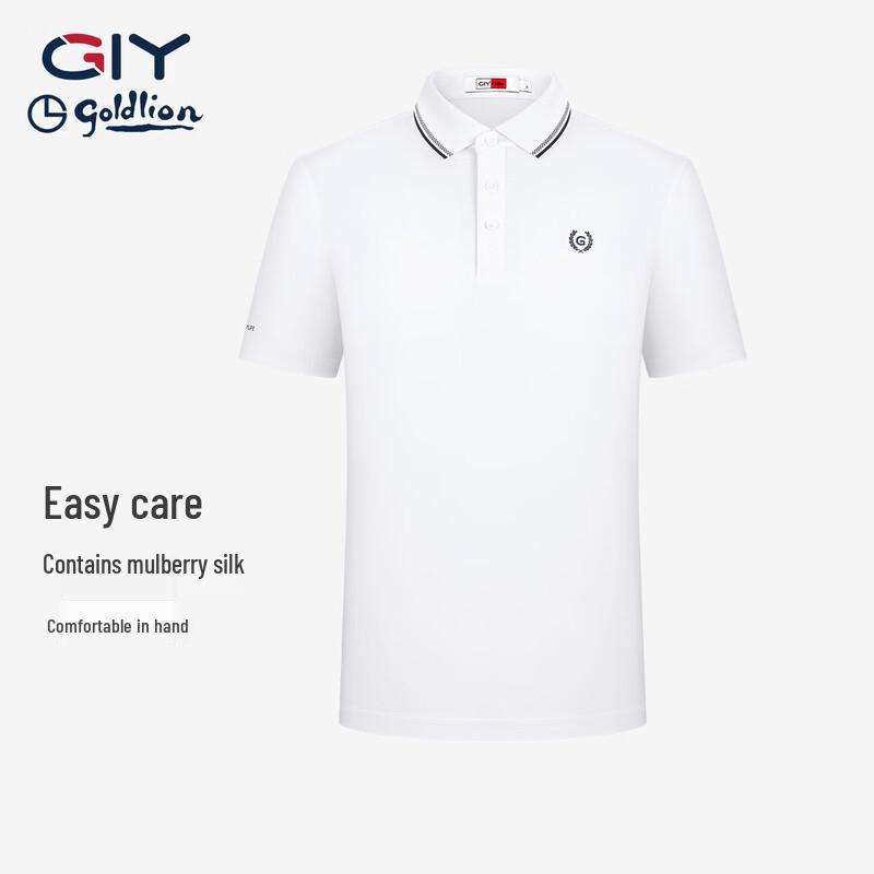 Goldlion Men s Short Sleeve Casual Polo Shirt M