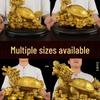 Brass Dragon Turtle Bagua Ornament