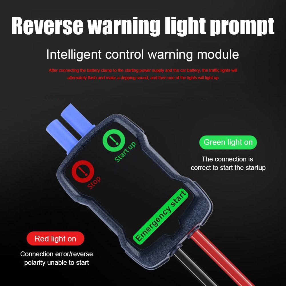 12V EC5 Crocodile Clip Connector Car Jumper Booster Cable Clip Emergency Car Battery Intelligent Alligator Clamps Red-Black Clip