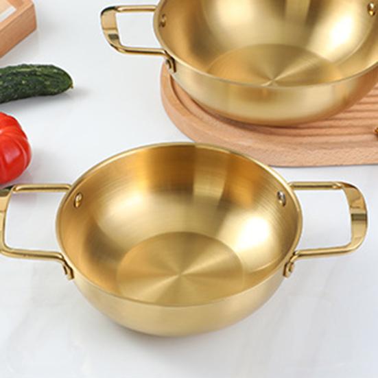 Modern Ramen Steel Simple Pan Reusable Stainless Operation