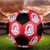 SIZE 5 Atlético San Luis Soccer Ball Colorful All Ages Machine Stitched PVC Competition Ready Durable High-Bounce